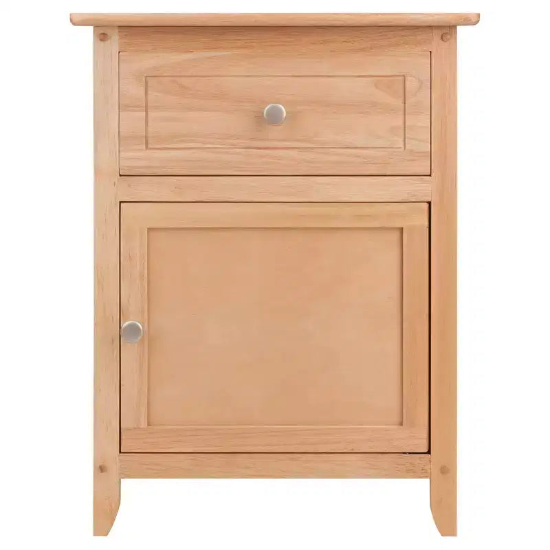 Nightstand with Drawer and Cabinet Door