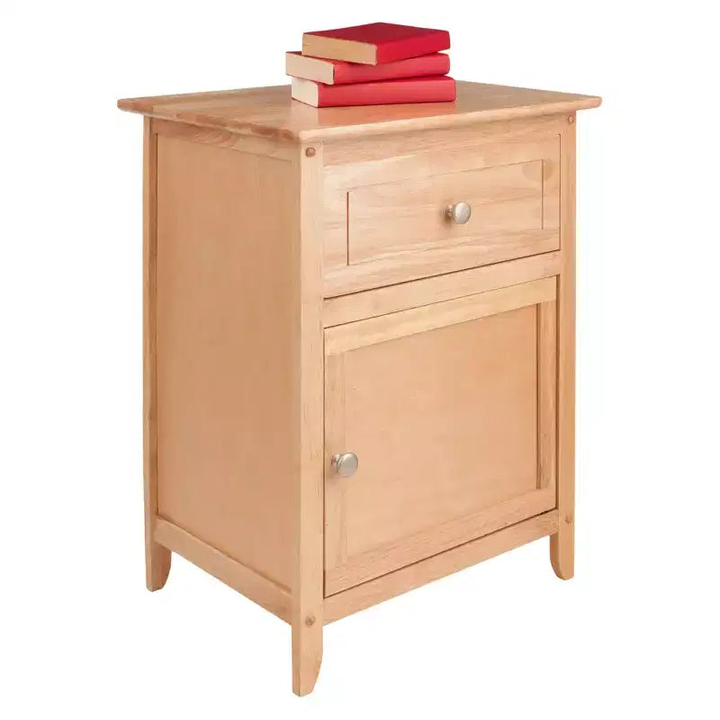 Nightstand with Drawer and Cabinet Door