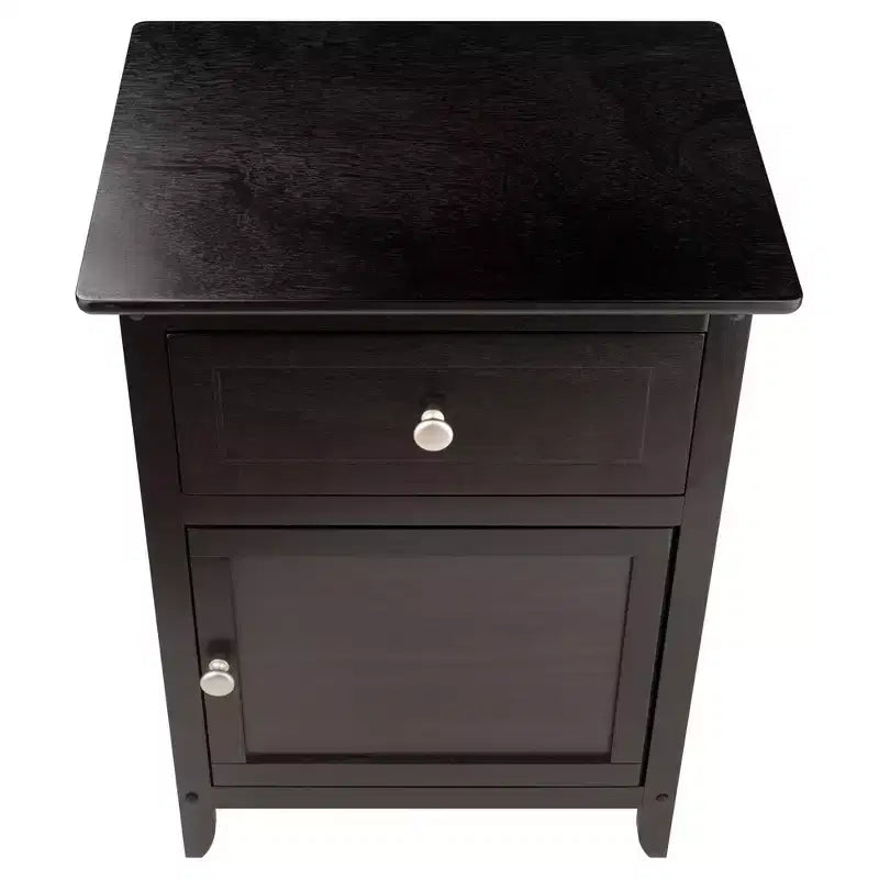 Nightstand with Drawer and Cabinet Door