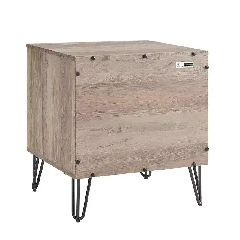 Ensemble commode 3 tiroirs et table de chevet 1 tiroir moderne Manhattan Comfort Dumbo 2 pièces