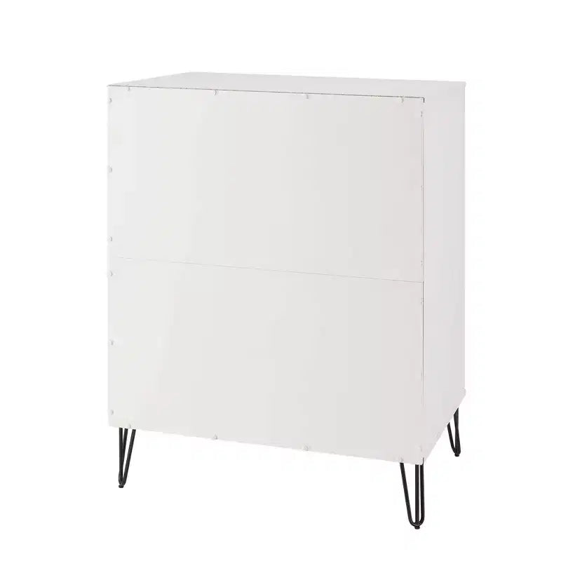 Ensemble de commodes Manhattan Comfort Dumbo 2 pièces moderne avec 5 tiroirs et 3 tiroirs