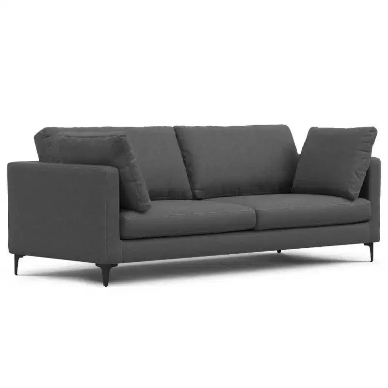 Ensemble canapé mi-siècle et ottoman WyndenHall Lana 90 po
