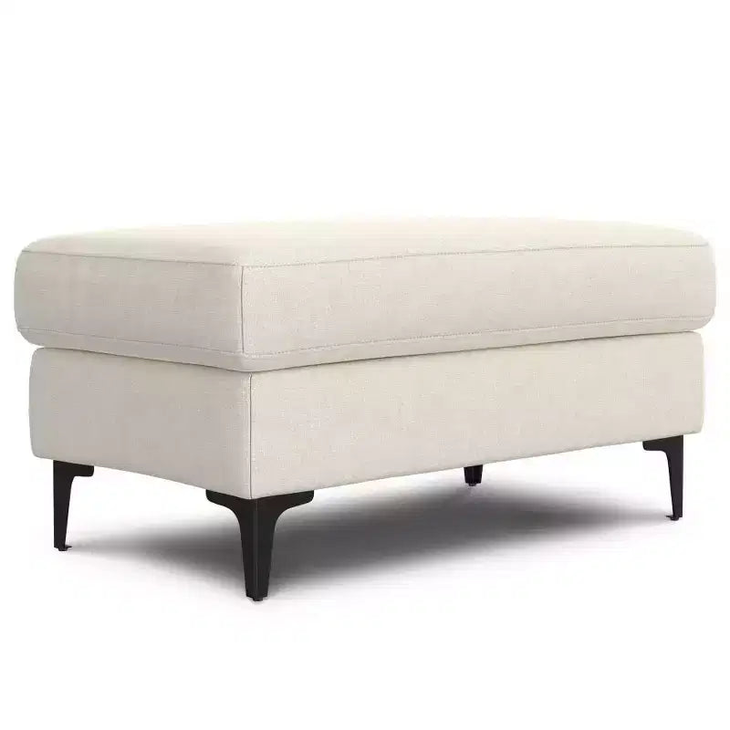 Ensemble canapé mi-siècle et ottoman WyndenHall Lana 90 po