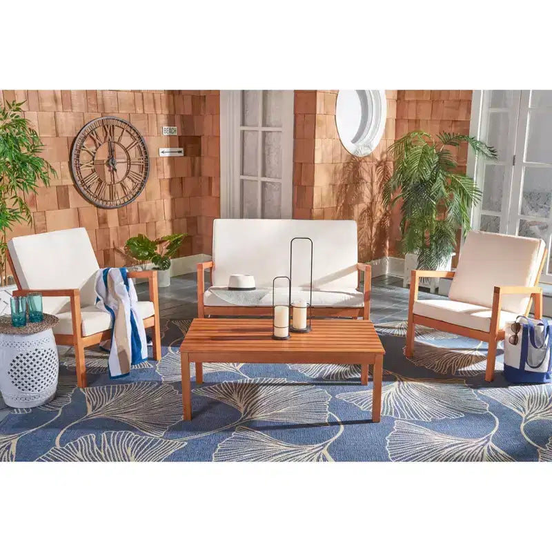 Ensemble de salon Larence 4 pièces - Intérieur/Extérieur - PAT7068 - Safavieh