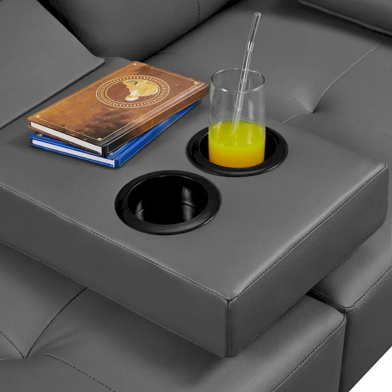 Canapé-lit convertible 3-en-1 Yaheetech en simili cuir, futon réglable