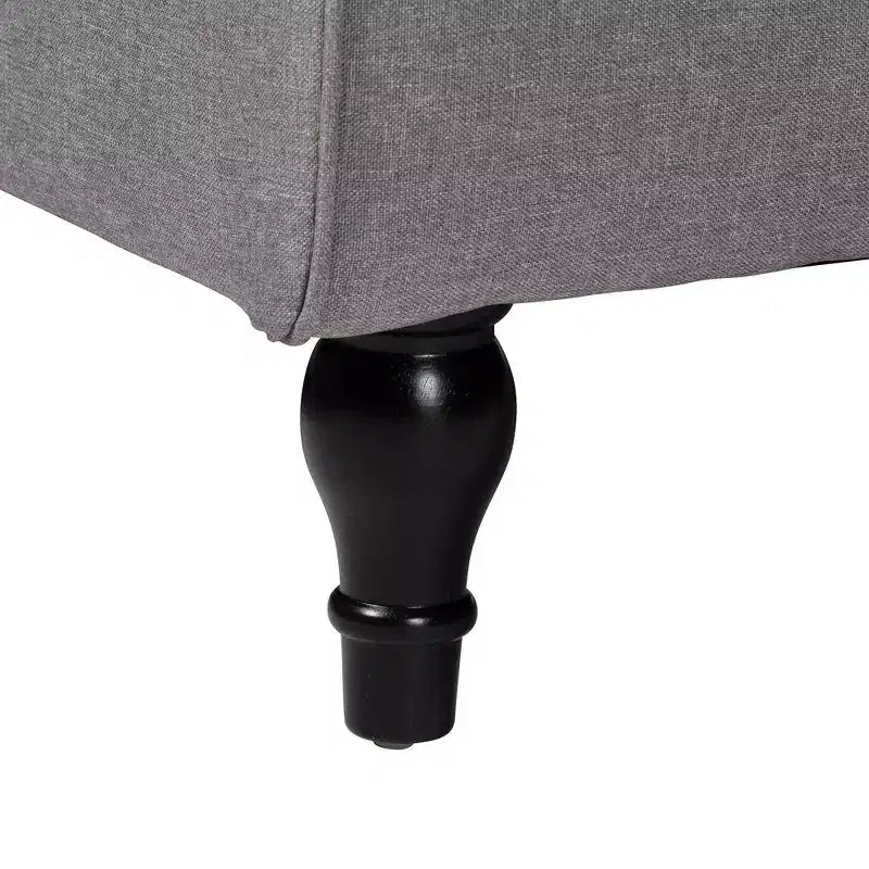 Canapé-lit convertible Chesterfield en tissu Baxton Studio