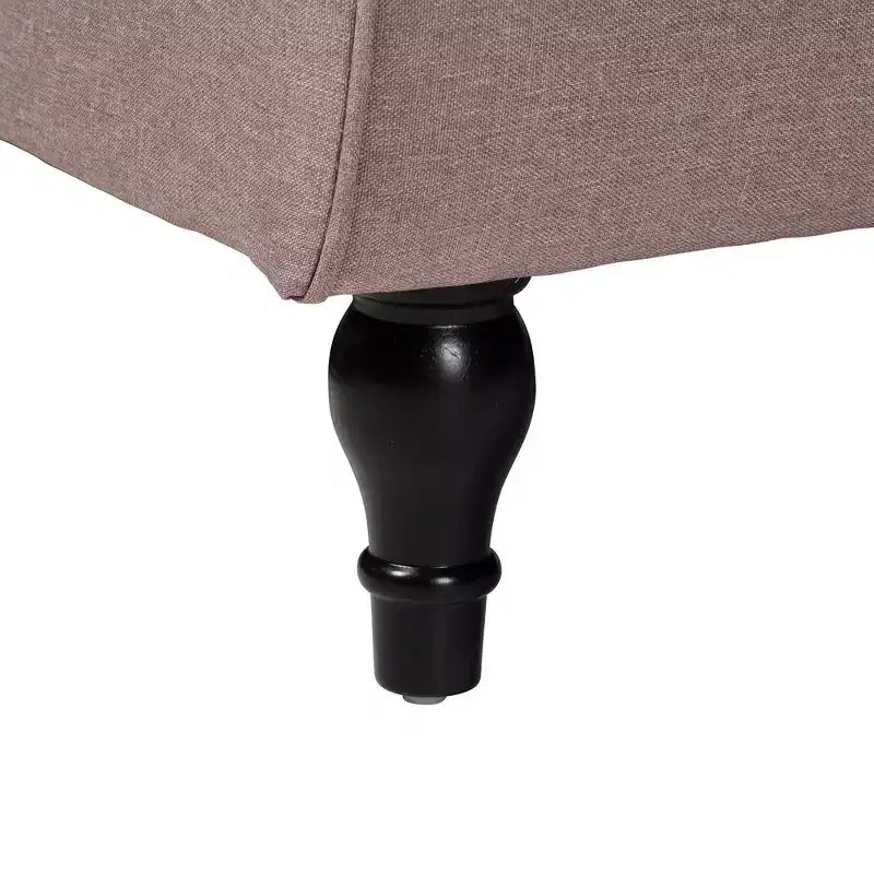 Canapé-lit convertible Chesterfield en tissu Baxton Studio