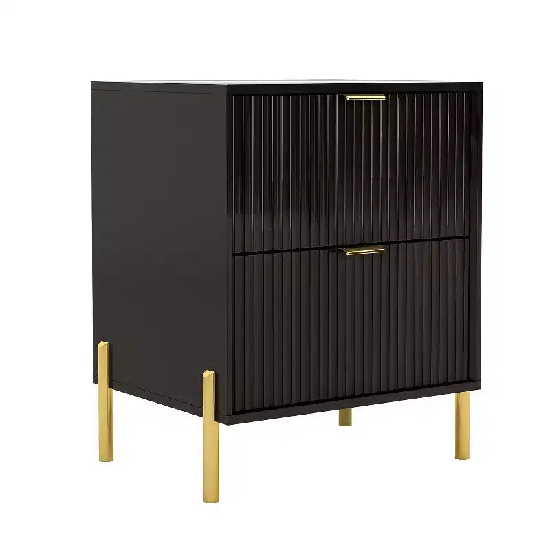 Ensemble de commode de chambre à coucher Festivo 4 pièces « Modern Elegance », une commode à 6 tiroirs et 2 tables de chevet à 2 tiroirs