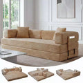 Canapé-lit convertible 5-en-1 de 205 cm (80,7 po) – Velours côtelé, 544 kg (1200 lb), sans assemblage